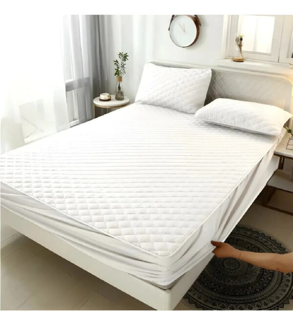 Cubrecolchon Impermeable 2 Plazas Hipoalergénico + 2 Fundas