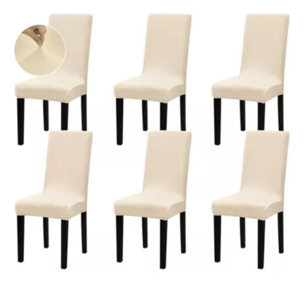 Mantel Con Fundas Cubre Sillas Cuadrille | Juego De 7 Piezas - Imagen 24