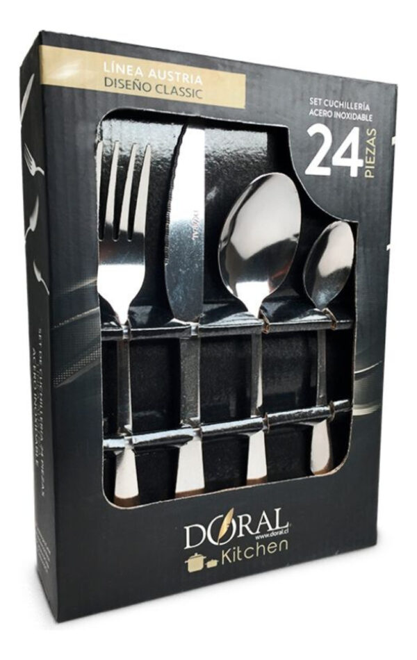 Set De Cubiertos Doral/servicio 24 Piezas