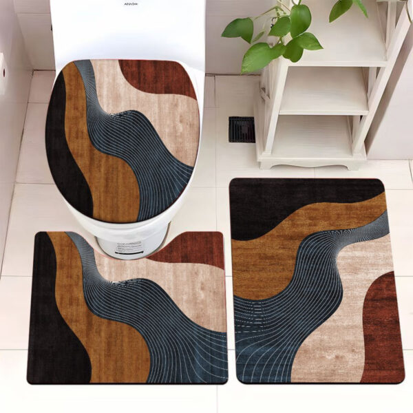 Set De Alfombras De Baño 3 Piezas 3d Juego De 3 - Imagen 14