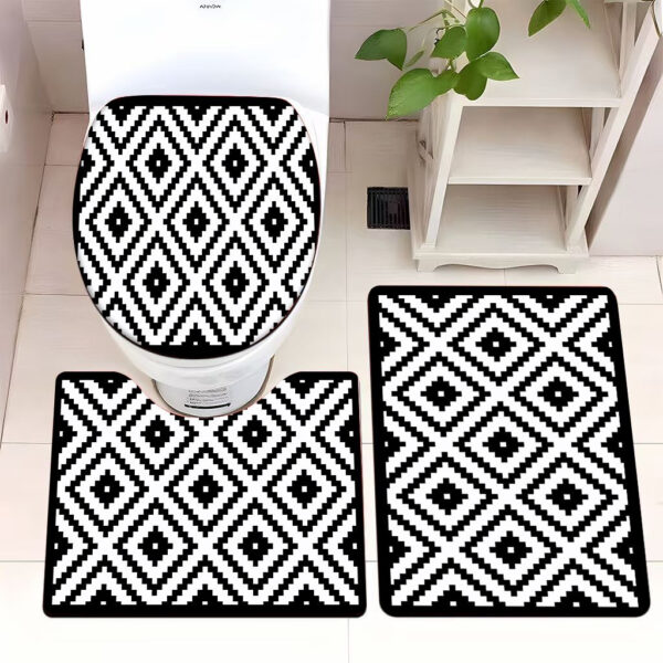 Set De Alfombras De Baño 3 Piezas 3d Juego De 3 - Imagen 30