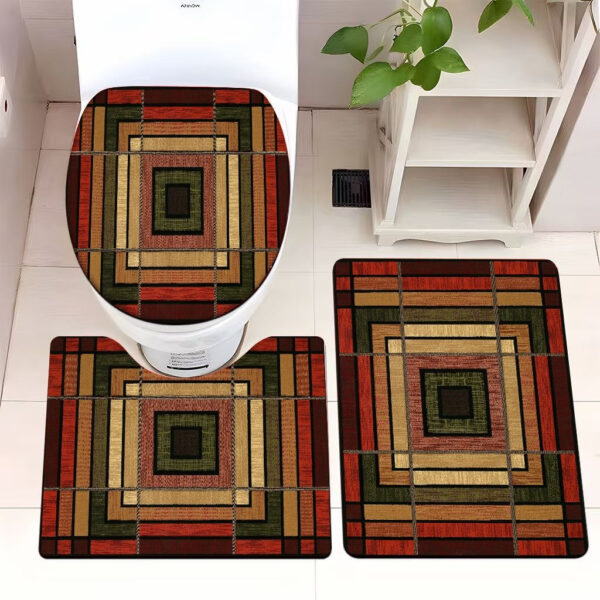 Set De Alfombras De Baño 3 Piezas 3d Juego De 3 - Imagen 31
