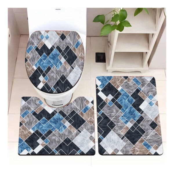 Set De Alfombras De Baño 3 Piezas 3d Juego De 3 - Imagen 23