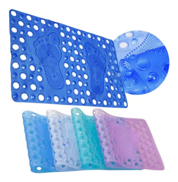 Alfombra De Baño Para Ducha Tina Antideslizante Colores - Imagen 19