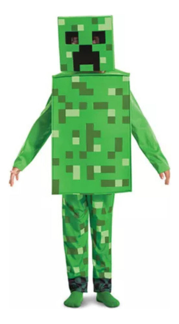 Disfraz Para Niños De Minecraft Creeper Y Armadura Diamante - Imagen 5