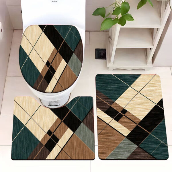 Set De Alfombras De Baño 3 Piezas 3d Juego De 3 - Imagen 32