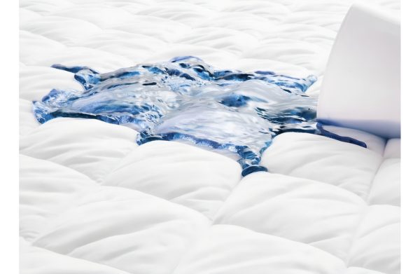 Cubrecolchon. 2 Plazas Acolchado + 2 Fundas Para Almohada Color Blanco 100% Impermeable - Imagen 3